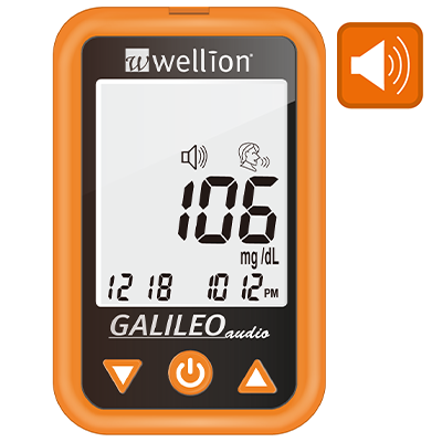 Wellion GALILEO audio – sprechendes Blutzuckermessgerät