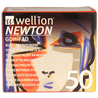 Wellion NEWTON GDH-FAD BLUTZUCKERTESTSTREIFEN