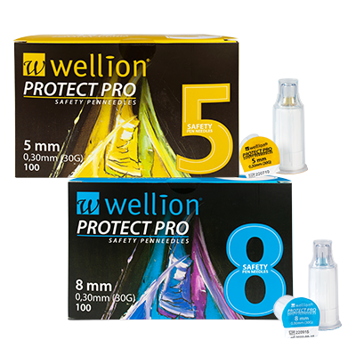 Wellion PROTECT PRO SAFETY PENNEEDLES