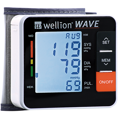 Wellion WAVE blood pressure monitor for the wrist