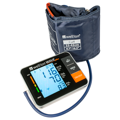 Wellion WAVE plus upper-arm blood pressure monitor